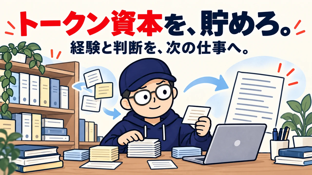 トークン資本を、貯めろ。